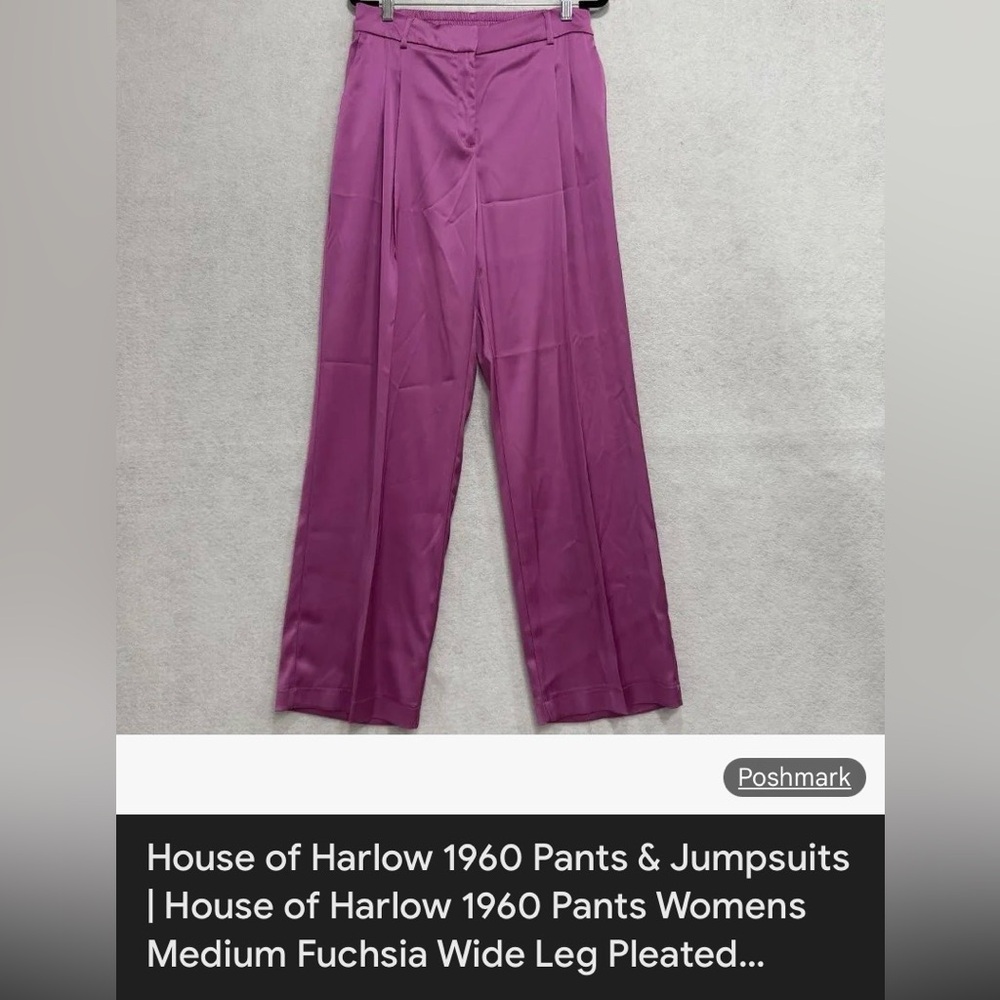 House of Harlow 1960 Purple /Pink Wide Leg Pants